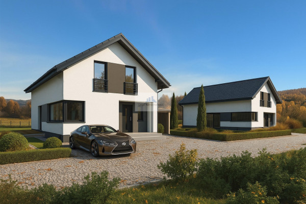 małopolskie, myślenicki, Myślenice, Zasań, PROMOCJA  - 4 nowoczesne domy jednorodzinne w Zasani